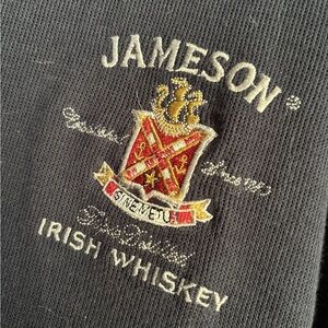 Jameson Black Embroidered Crest Polo Shirt